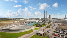 Pictured: An artist's impression of the finished facility, which could begin operating by 2025
